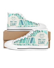 Make Today Count Women's High Top White Shoes thumbnail