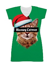 The big Meowy Catmas All-over Dress thumbnail