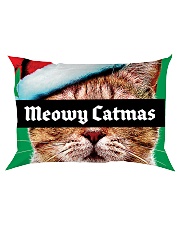 The big Meowy Catmas Rectangular Pillowcase thumbnail