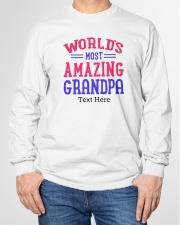 Personalized Gifts for Grandpa Long Sleeve Tee garment-tshirt-longsleeve-front-01