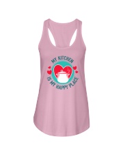 My Kitchen is my Happy Place Ladies Flowy Tank front