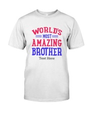 Personalized Gifts for Brother Premium Fit Mens Tee tile