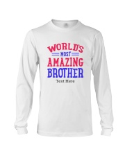 Personalized Gifts for Brother Long Sleeve Tee tile