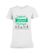 Crazy Plant Person Premium Fit Ladies Tee tile