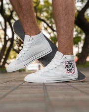 One More Rep Men's High Top White Shoes aos-complex-men-white-high-top-shoes-lifestyle-inside-left-outside-left-01
