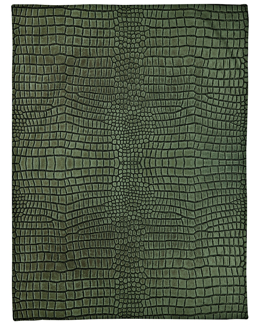 Alligator Large Fleece Blanket - 60" x 80"