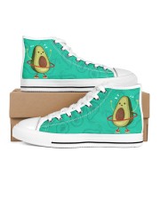 Avo-Cardio Men's High Top White Shoes inside-right-outside-right