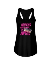 Queens Are Born in April Ladies Flowy Tank thumbnail