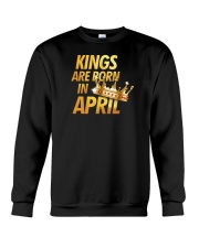 Kings Are Born in April Crewneck Sweatshirt thumbnail