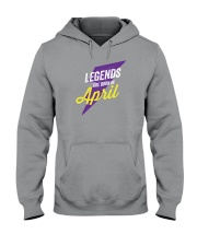 Legends Are Born in April Hooded Sweatshirt thumbnail