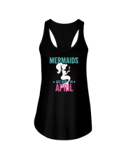 Mermaids Are Born in April Ladies Flowy Tank thumbnail