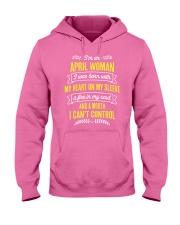 I'm a April Woman Hooded Sweatshirt thumbnail