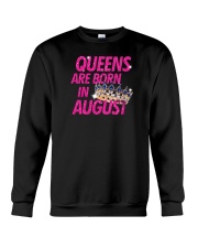 Queens Are Born in August Crewneck Sweatshirt thumbnail
