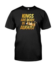 Kings Are Born in August Classic T-Shirt front