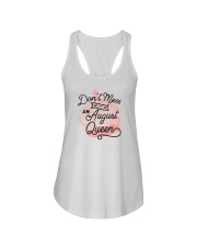 Don't Mess With a August Queen Ladies Flowy Tank thumbnail