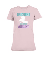 Unicorns Are Born in August Premium Fit Ladies Tee thumbnail