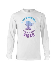 August Girl an Amazing Virgo Long Sleeve Tee thumbnail