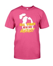 Real Women are Born in August Premium Fit Mens Tee thumbnail