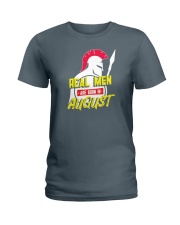 Real Men are Born in August Ladies T-Shirt thumbnail