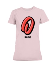 Script O Premium Fit Ladies Tee front