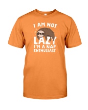 I Am Not Lazy I'm A Nap Enthusiast Premium Fit Mens Tee thumbnail