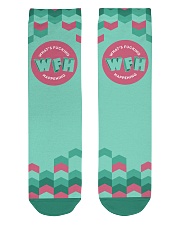 WFH - What's Fucking Happening Crew Length Socks thumbnail
