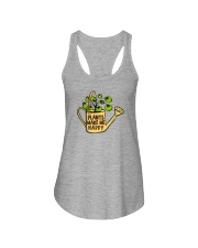 Plants Make me Happy Ladies Flowy Tank tile