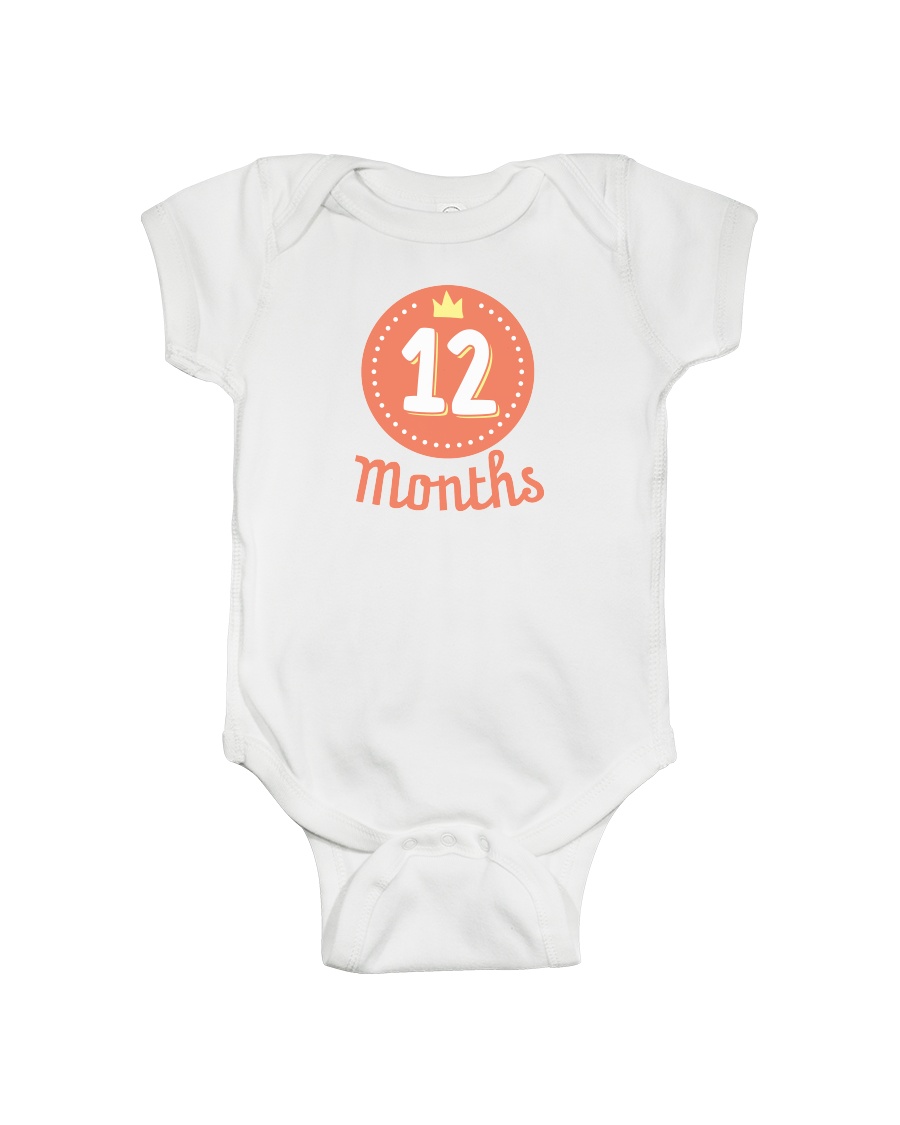 12 Months Onesie