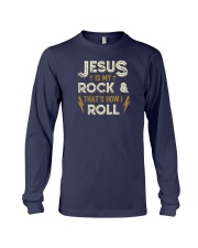 Jesus is my rock and that's how I roll Long Sleeve Tee thumbnail