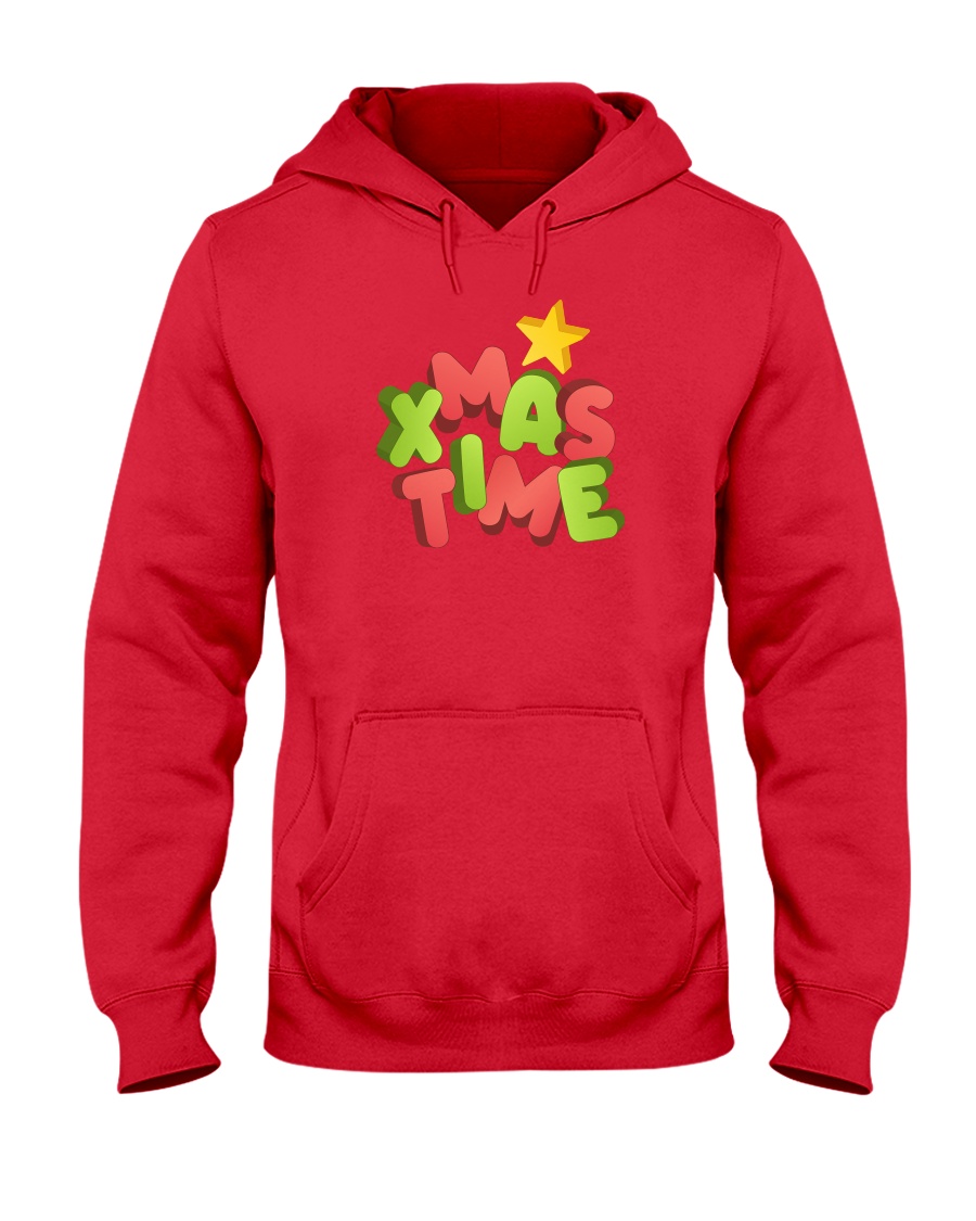 It Is Xmas Time Hooded Sweatshirt