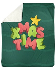 It Is Xmas Time Sherpa Fleece Blanket - 50" x 60" thumbnail