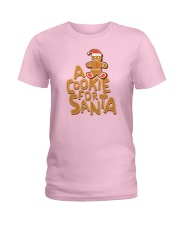 A Cookie For Santa Ladies T-Shirt thumbnail