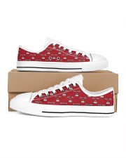 Chilling at Home - Red Version Women's Low Top White Shoes thumbnail