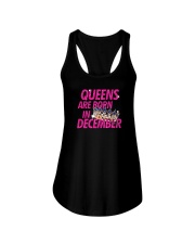 Queens Are Born in December Ladies Flowy Tank thumbnail