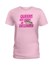 Queens Are Born in December Ladies T-Shirt thumbnail