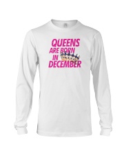 Queens Are Born in December Long Sleeve Tee thumbnail