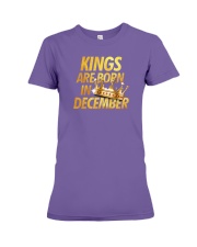 Kings Are Born in December Premium Fit Ladies Tee thumbnail