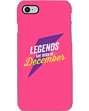 Legends Are Born in December Phone Case thumbnail