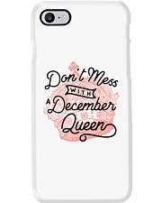 Don't Mess With a December Queen Phone Case thumbnail