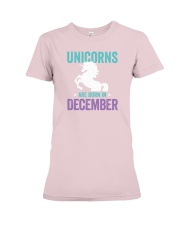 Unicorns Are Born in December Premium Fit Ladies Tee thumbnail
