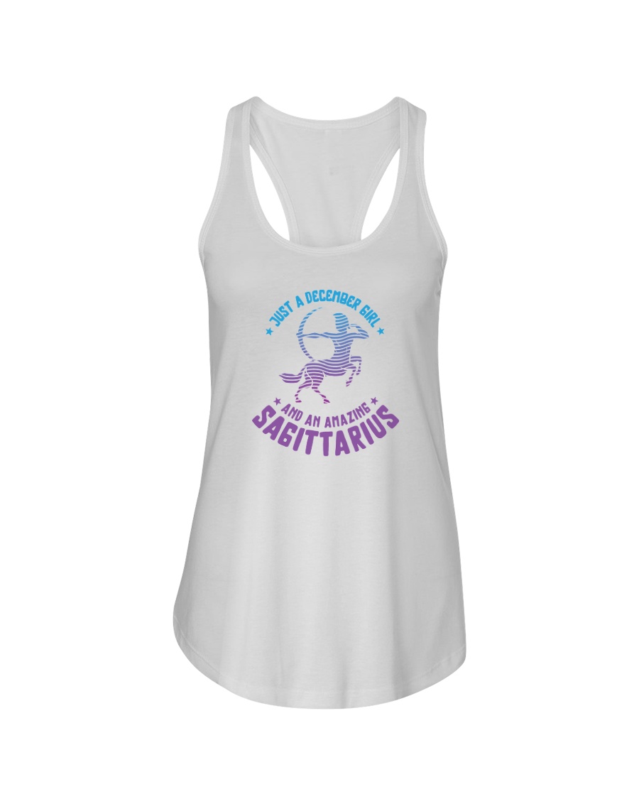 December Girl an Amazing Sagittarius Ladies Flowy Tank