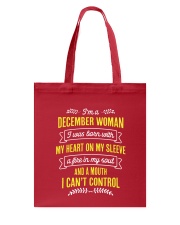 I'm a December Woman Tote Bag thumbnail