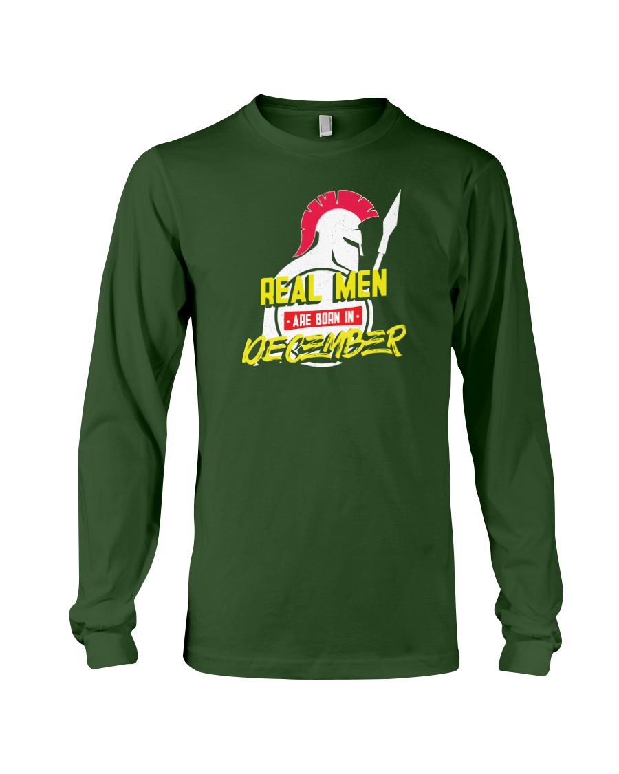 Real Men are Born in December Long Sleeve Tee