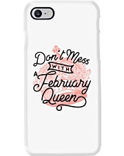 Don't Mess With a February Queen Phone Case thumbnail