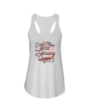 Don't Mess With a February Queen Ladies Flowy Tank thumbnail