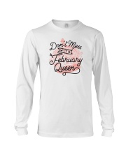 Don't Mess With a February Queen Long Sleeve Tee thumbnail
