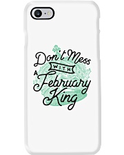Don't Mess With a February King Phone Case thumbnail