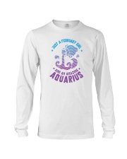 February Girl an Amazing Aquarius Long Sleeve Tee thumbnail