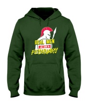 Real Men are Born in February Hooded Sweatshirt thumbnail