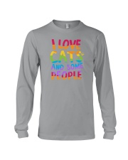 I Love Cats And Some People Long Sleeve Tee thumbnail